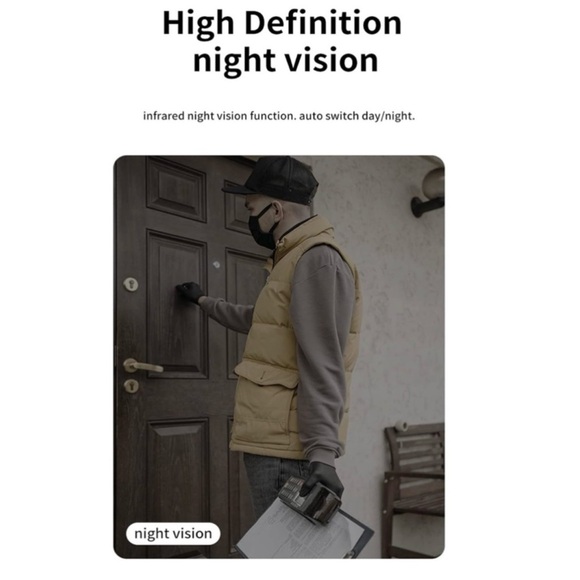 LOW START!! NIB Smart Wireless Remote Video Doorbell - Picture 6 of 8